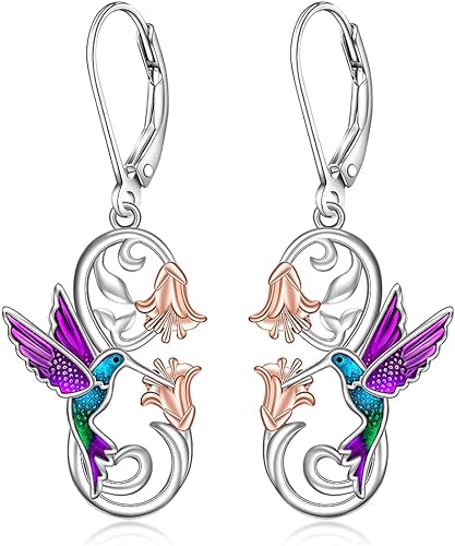 ONE PAIR: Hoop Earrings Genuine 925 Sterling Silver Style: Lever Back Earrings STUD
