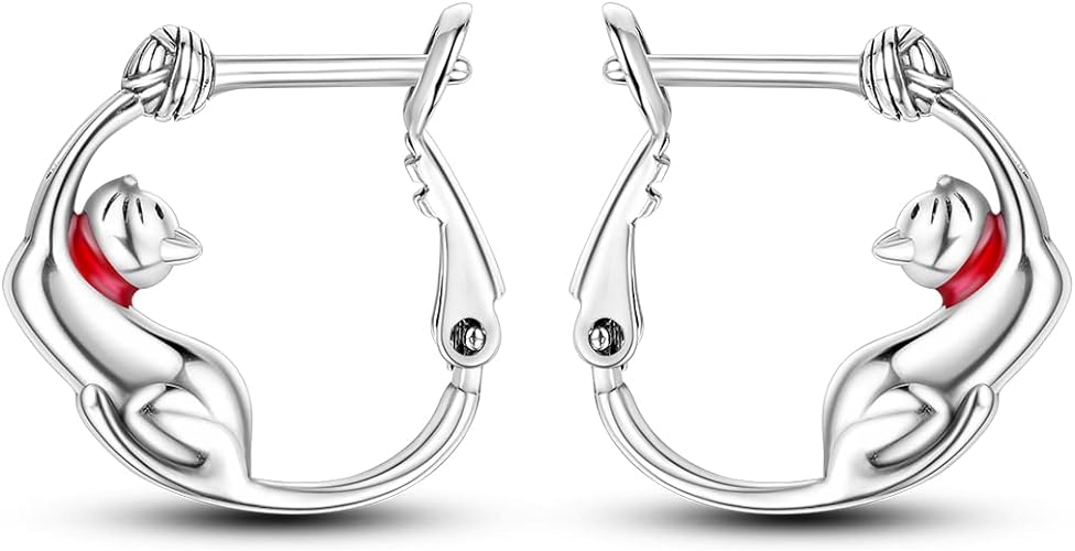 ONE: 925 Sterling Silver Post Hoop Earrings 14K Gold Plated Jewelry CZ