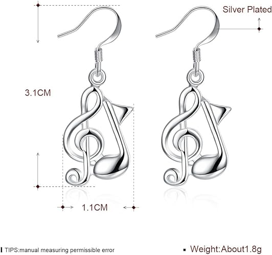 0NE: 925 Sterling Silver High Quality Ring Music Jewelry