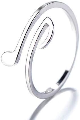 0NE: 925 Sterling Silver High Quality Ring Music Jewelry