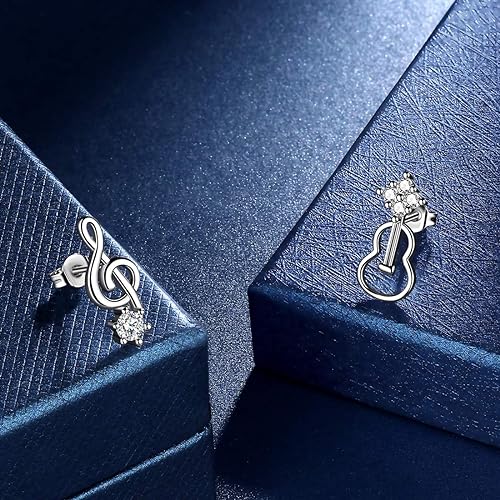 0NE: 925 Sterling Silver High Quality Ring Music Jewelry