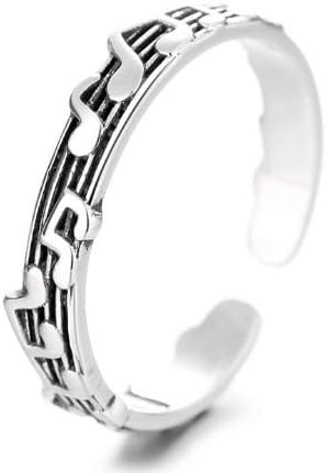 0NE: 925 Sterling Silver High Quality Ring Music Jewelry