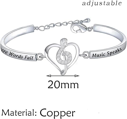 0NE: 925 Sterling Silver High Quality Ring Music Jewelry