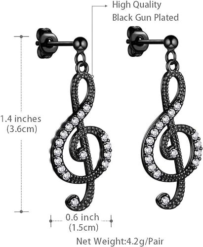0NE: 925 Sterling Silver High Quality Ring Music Jewelry