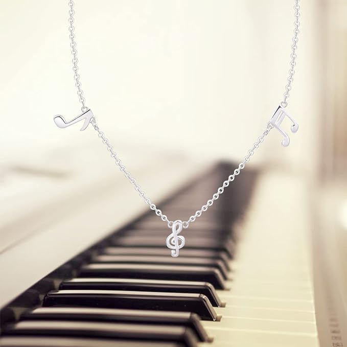 0NE: 925 Sterling Silver High Quality Ring Music Jewelry