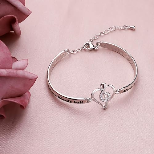 0NE: 925 Sterling Silver High Quality Ring Music Jewelry