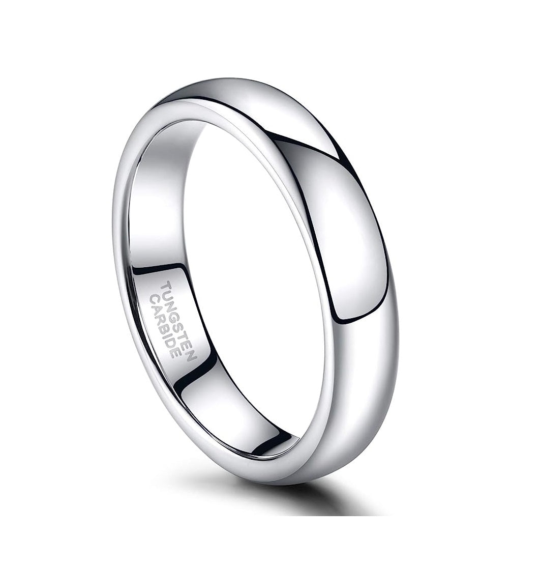 Tungsten Ring-Silver-6mm