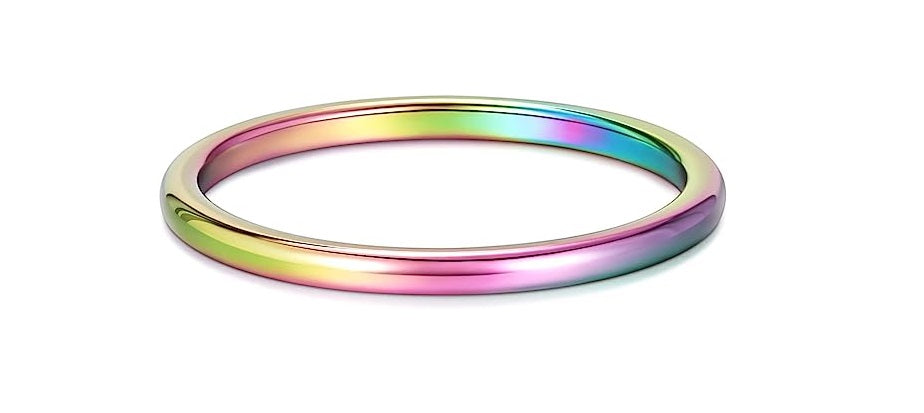 Tungsten-Ring Rainbow-2mm