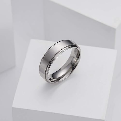 Genuine Carbide Tungsten Color: SILVER Brushed 7mm RING Polished Shiny Comfort Fit Wedding Band Size 6-15