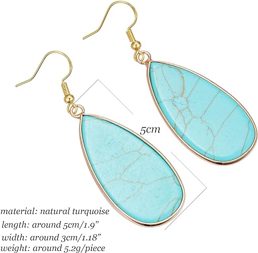 0NE PAIR:  Teardrop   Earrings