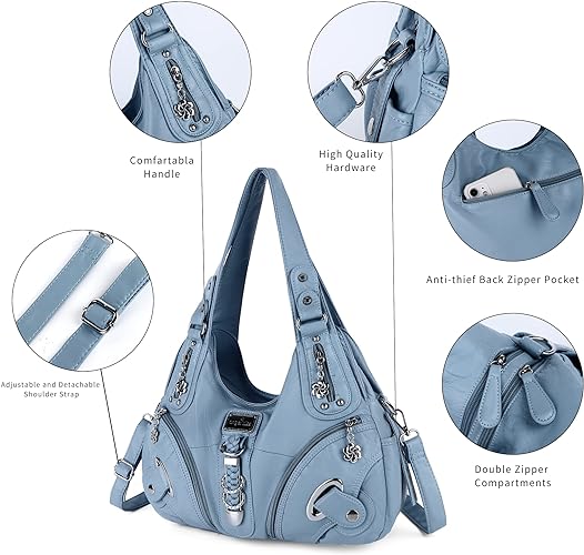 Women Fashion Handbag Tote Bag Shoulder Bag Top Handle Satchel Purse