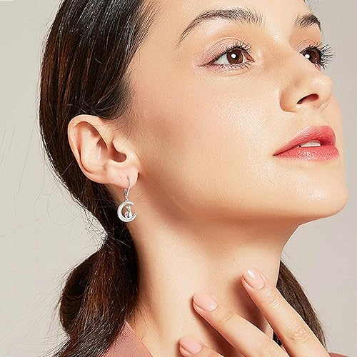 ONE PAIR:  Hoop Earrings Genuine 925 Sterling Silver OWL STUD