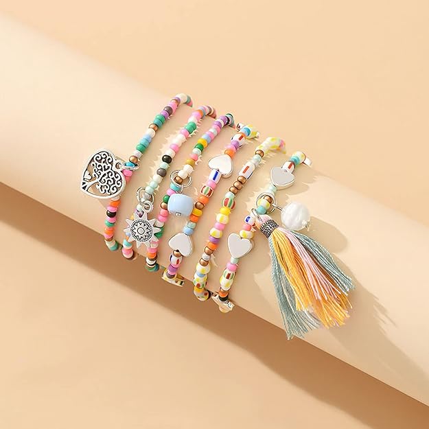 ONE: Premium Handmade New Set 6pcs Bracelet's for Women