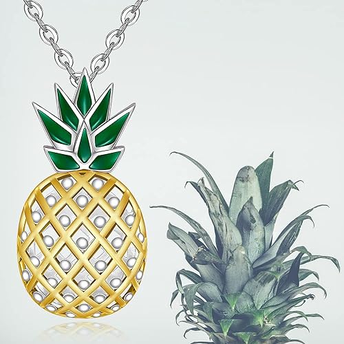 0NE:  Necklace Genuine 925 Sterling Silver Style: Pineapple