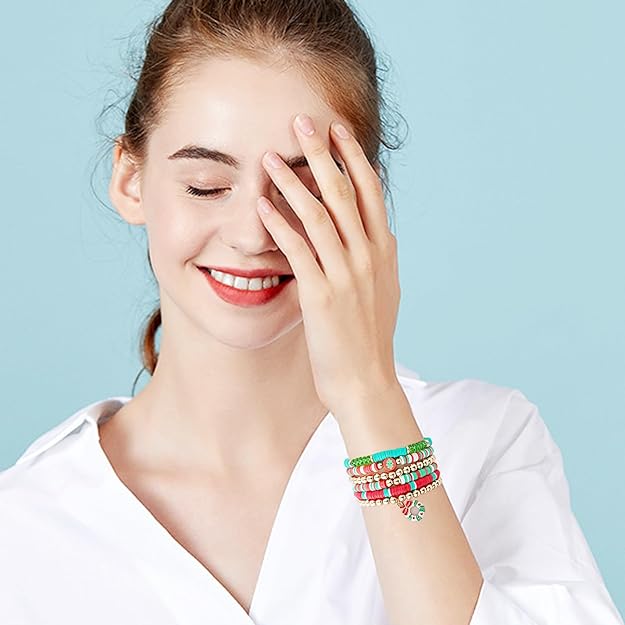 ONE: Premium Handmade New Christmas Set 7pcs Bracelet's for Women