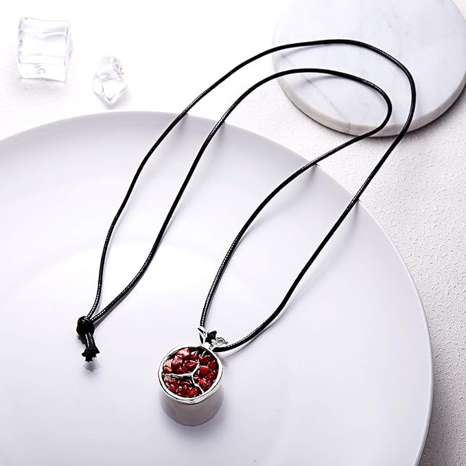 ONE: Necklace Sterling Silver Style:  Pomegranate
