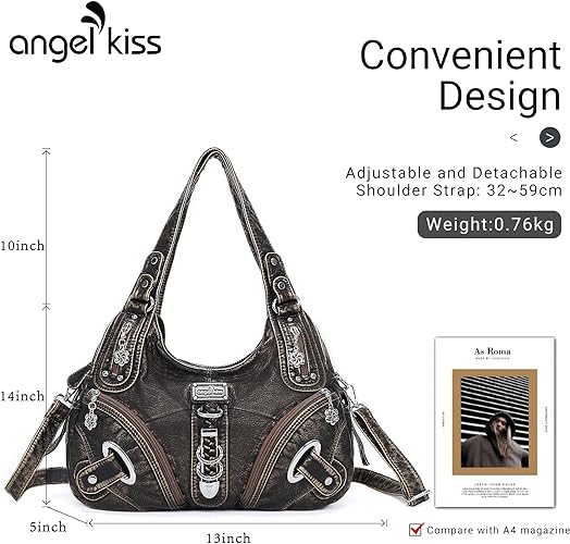 Women Fashion Handbag Tote Bag Shoulder Bag Top Handle Satchel Purse