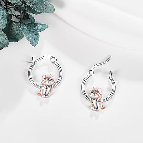 ONE: 925 Sterling Silver Hoop Earrings  Jewelry CZ