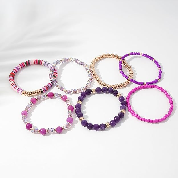 ONE: Premium Handmade New Set 7pcs Bracelet's for Women