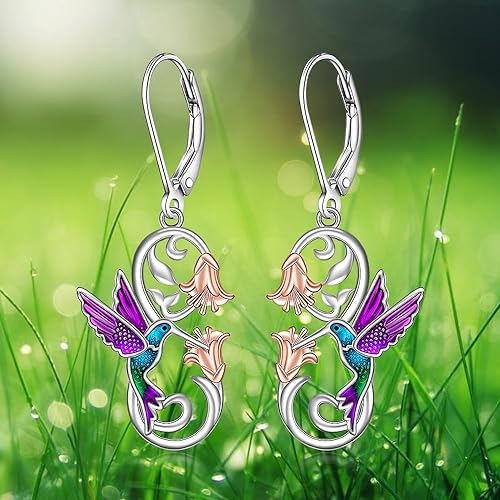ONE PAIR:  Hoop Earrings Genuine 925 Sterling Silver Style: Lever Back Earrings STUD