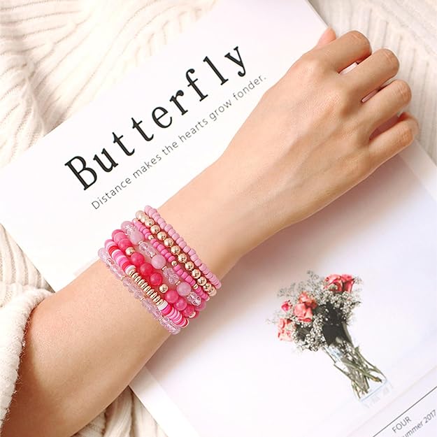 ONE: Premium Handmade New Set 7pcs Bracelet's for Women