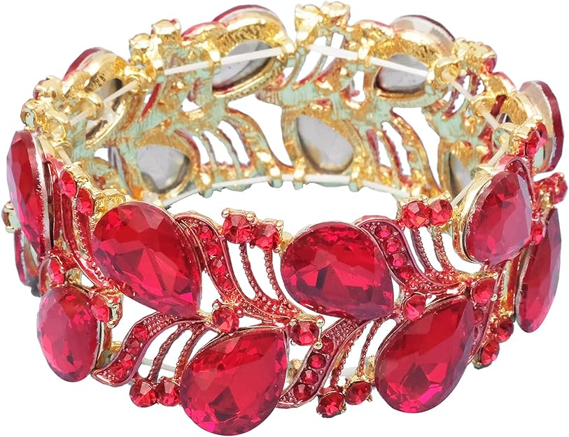 ONE: Premium Gorgeous Jewelry This Stunning bangle bracelet adorned with selected Austrian Crystal