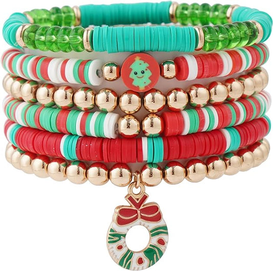 ONE: Premium Handmade New Christmas Set 7pcs Bracelet's for Women