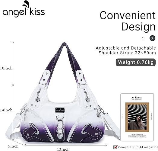 Women Fashion Handbag Tote Bag Shoulder Bag Top Handle Satchel Purse