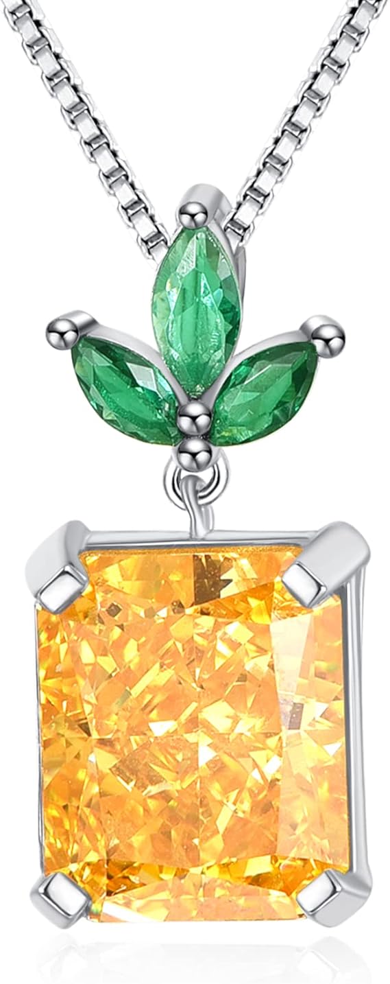 ONE:  Necklace Genuine 925 Sterling Silver Style: Pineapple