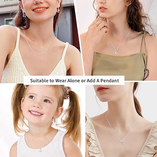 ONE: Solid 24K Gold Over 925 Sterling Silver Chain Jewelry 16 INCH CHAIN