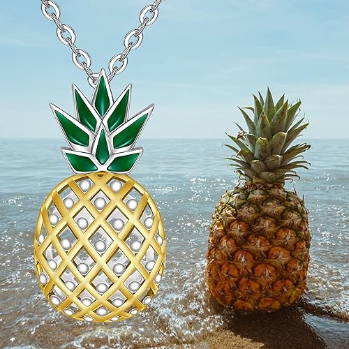 0NE:  Necklace Genuine 925 Sterling Silver Style: Pineapple