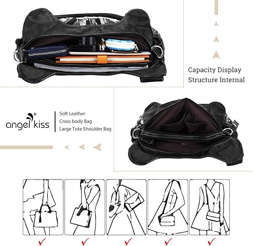 Women Fashion Handbag Tote Bag Shoulder Bag Top Handle Satchel Purse