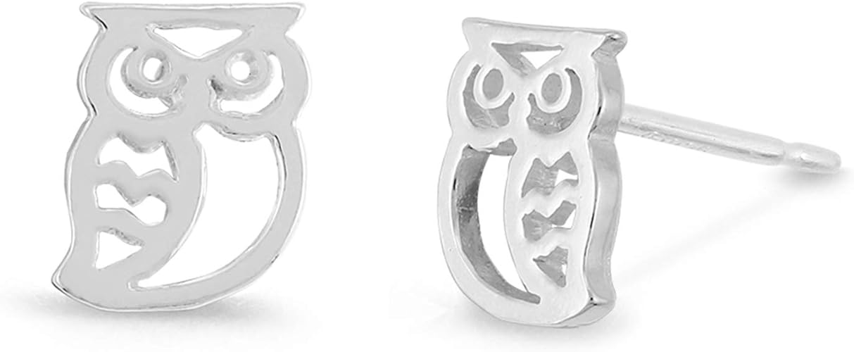 ONE PAIR:  Hoop Earrings Genuine 925 Sterling Silver STUD