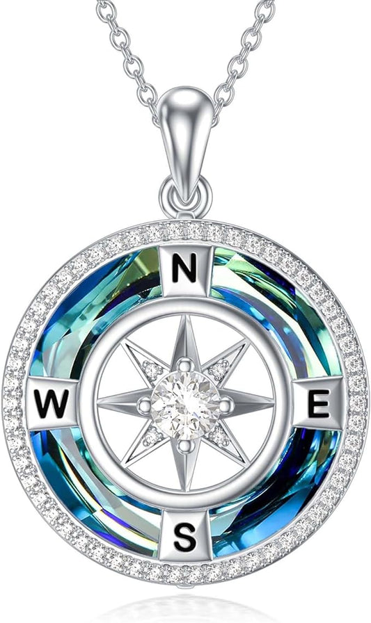 ONE: The Compass Pendant Necklace Jewelry