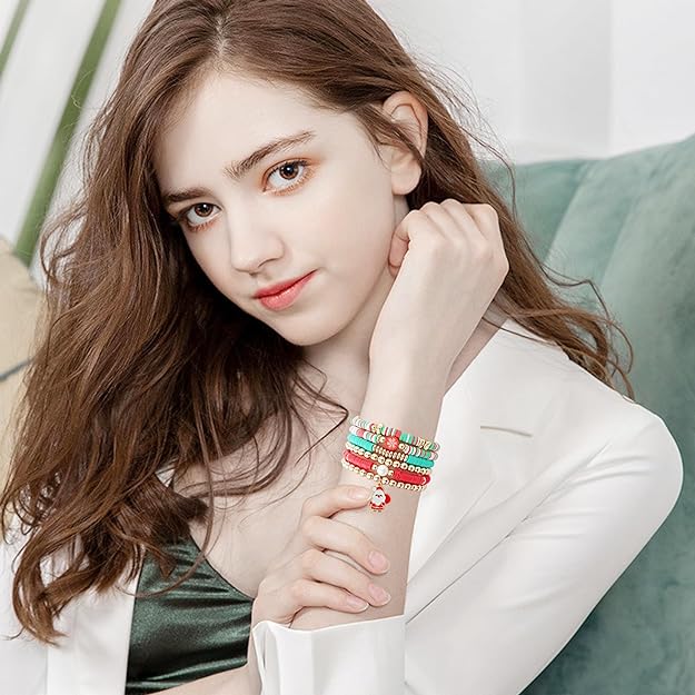 ONE: Premium Handmade New Christmas Set 7pcs Bracelet's for Women