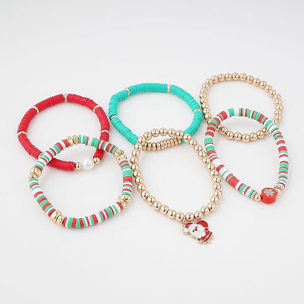 ONE: Premium Handmade New Christmas Set 7pcs Bracelet's for Women