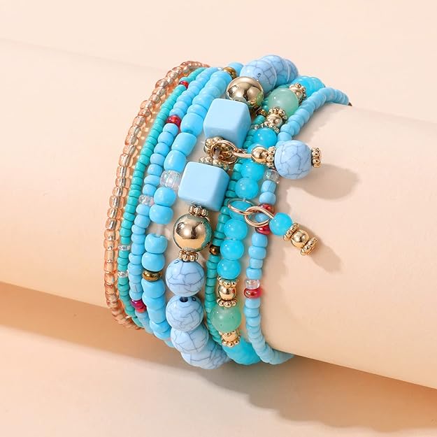 ONE: Premium Handmade New Set 8pcs Bracelet's for Women