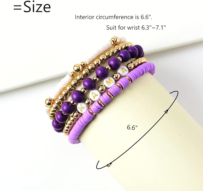 ONE: Premium Handmade New Set 5pcs Bracelet's for Women