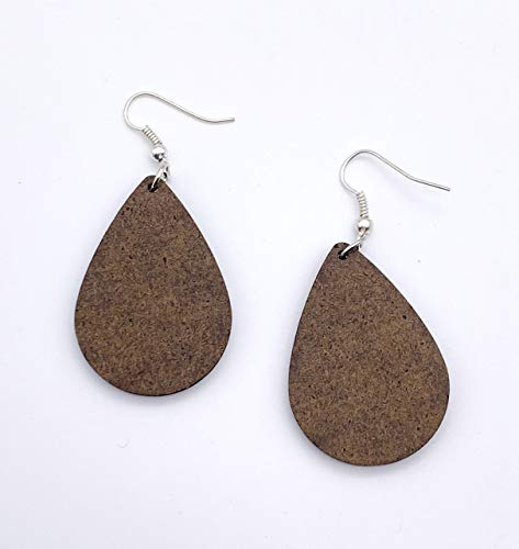 ONE PAIR:  Sunflower Earrings Dangle Teardrop