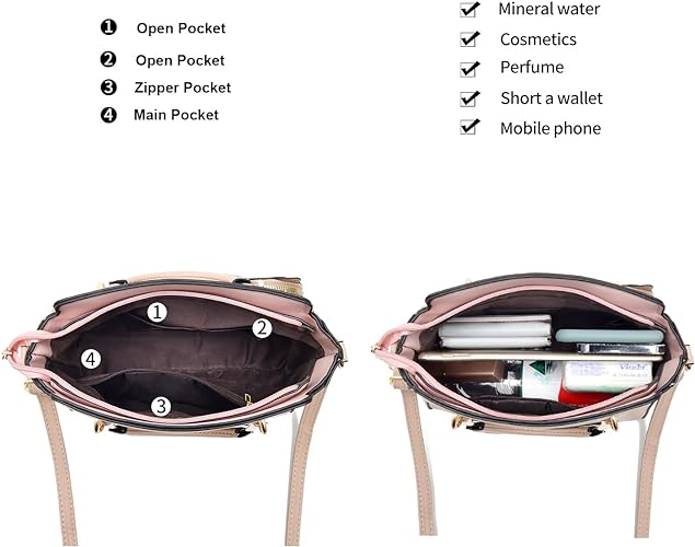 Women Fashion Handbag Tote Bag Shoulder Bag Top Handle Satchel Purse