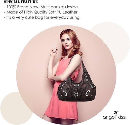 Women Fashion Handbag Tote Bag Shoulder Bag Top Handle Satchel Purse