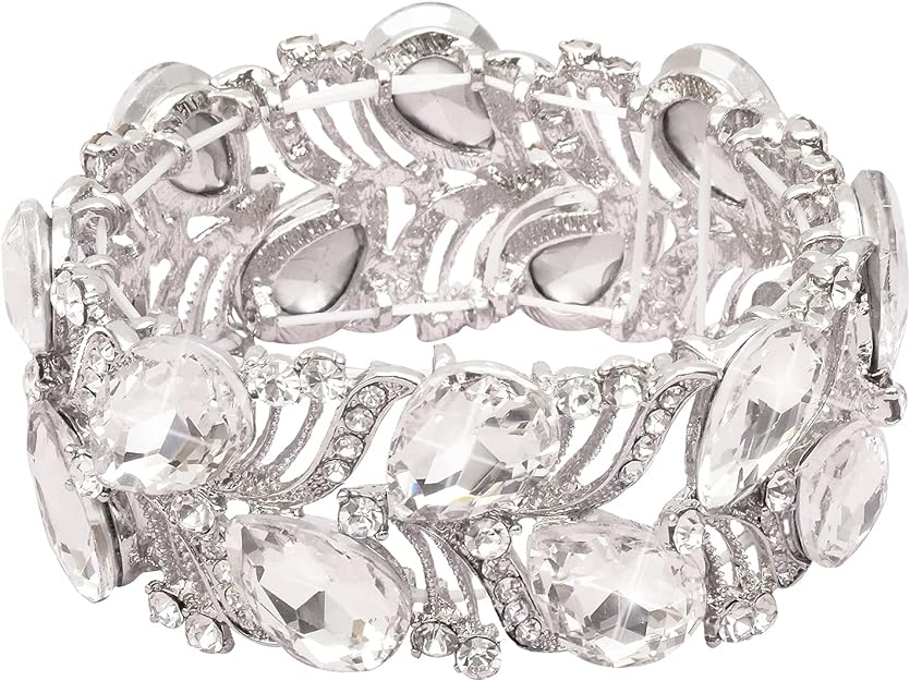 ONE: Premium Gorgeous Jewelry This Stunning bangle bracelet adorned with selected Austrian Crystal