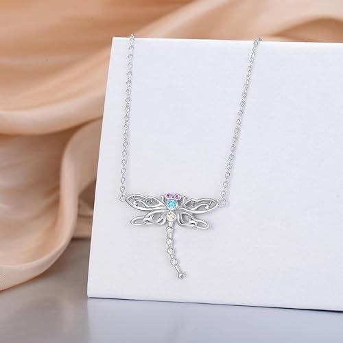 ONE :💎Dragonfly Necklace Design Pendant Necklace Fine Jewelry 💎