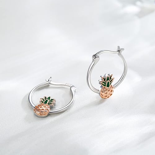 ONE PAIR:  Hoop Earrings Genuine 925 Sterling Silver Style: Lever Back Earrings STUD