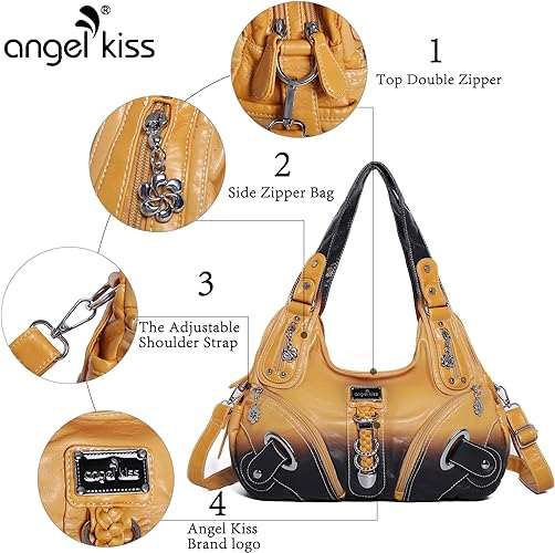 Women Fashion Handbag Tote Bag Shoulder Bag Top Handle Satchel Purse
