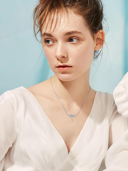 ONE :💎Dragonfly Necklace Design Pendant Necklace Fine Jewelry 💎