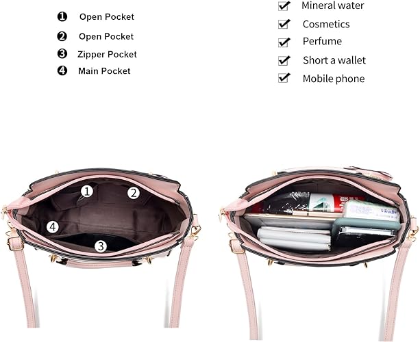 Women Fashion Handbag Tote Bag Shoulder Bag Top Handle Satchel Purse