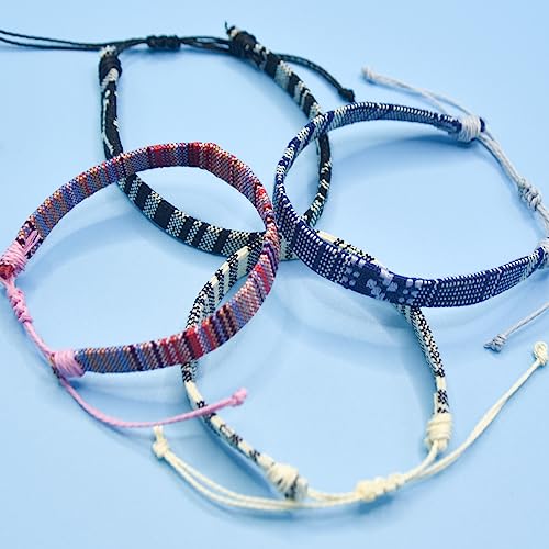 ONE: Premium 5 Pcs Bracelet Men Women, Bracelets For Men, Handmade Ankle or Wrist Bracelet Adjustable, Waterproof for Men Women