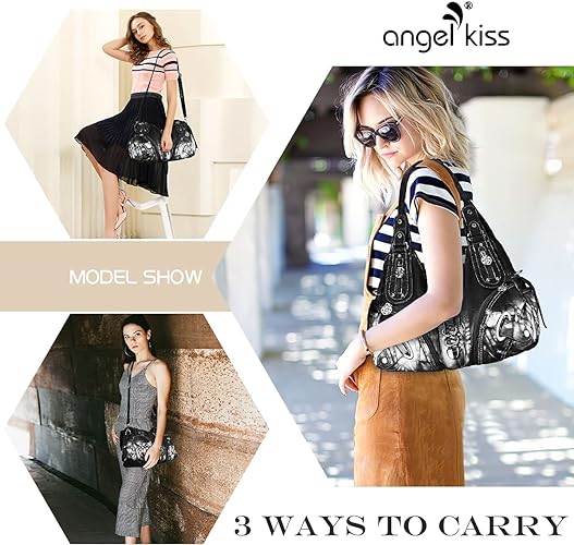Women Fashion Handbag Tote Bag Shoulder Bag Top Handle Satchel Purse