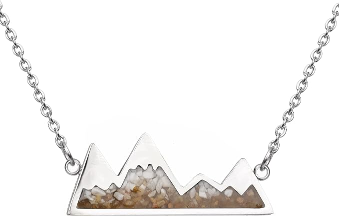 ONE: Turquoise Mountain Jewelry Stainless Steel Pendant Necklace